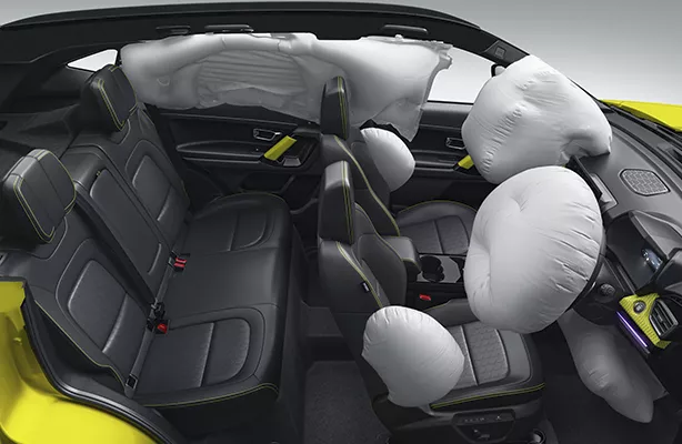 Tata Harrier Built in 7 Airbags Tata Harrier Built in 7 Airbags
